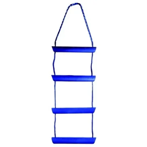 Osculati - Blue Nylon Rope Ladder with Polycarbonate Steps - 49.524.04 product image