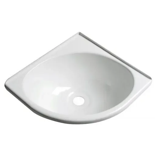 Osculati - Compact Corner Sink in White Thermoformed ABS - 50.270.47 product image