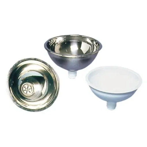 Osculati - Oval Bathroom Basin in Polished Stainless Steel - 50.186.84 product image
