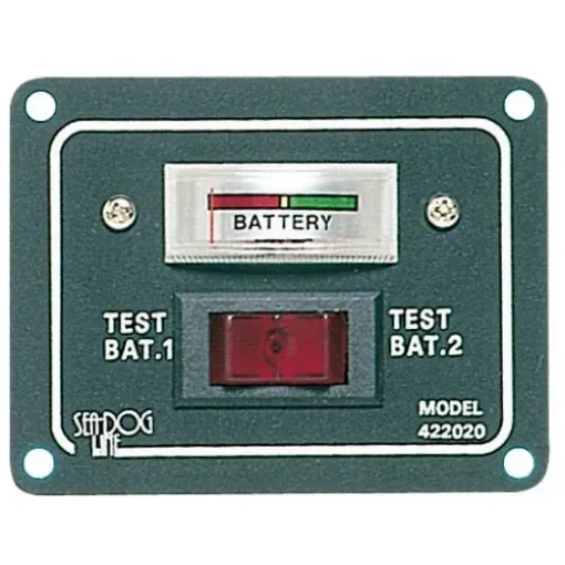 Osculati - 2-Battery Panel with Digital Tester - 14.100.05 product image