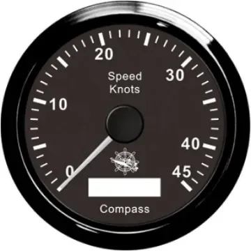 Osculati - GPS Speedometer with Compass Black Dial - 27.780.02 product image