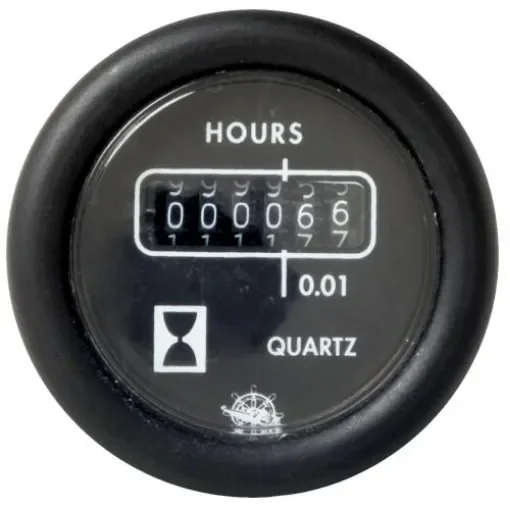 Osculati - Hour Meter with Chrome Bezel - 27.455.02 product image