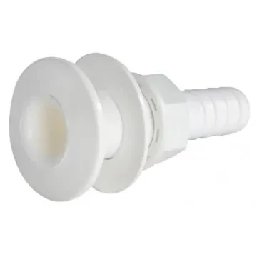 Osculati - White Plastic Through-Hull Fitting with Tip - OSC-17.322.01 product image