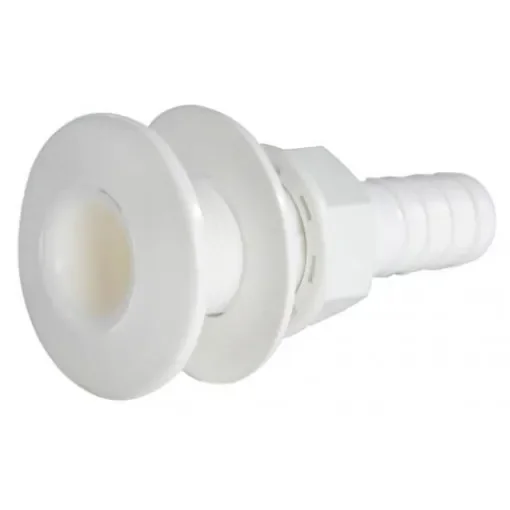 Osculati - White Plastic Through-Hull Fitting with Tip - OSC-17.322.01 product image