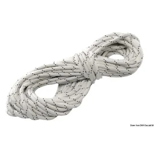 Osculati - Polyester Mooring Rope 8mm x 30m - 01.106.00 product image