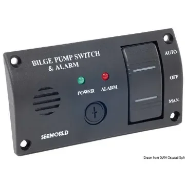 Osculati - Bilge Pump Control Panel with Alarm - 16.608.12 product image
