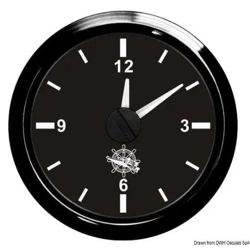 Osculati - Black Quartz Nautical Watch with Backlit Dial - 27.320.27 product image