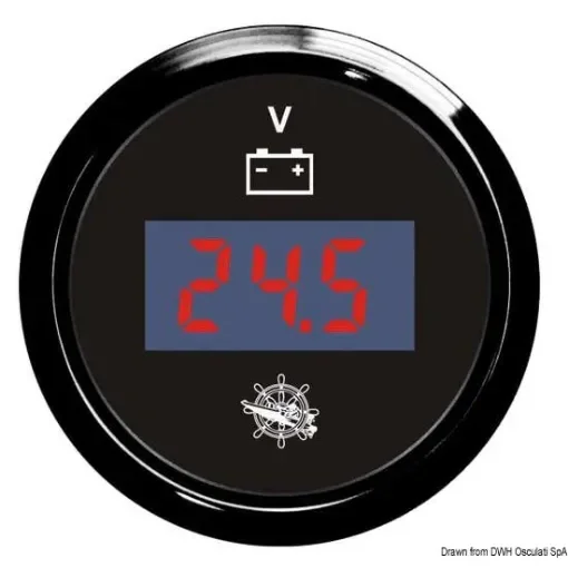 Osculati - Digital Voltmeter 8/32V with Backlit Dial - 27.320.40 product image