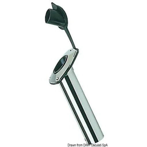 Divers - Chromed Brass Flush-Mount Fishing Rod Holder - 41.168.01 product image