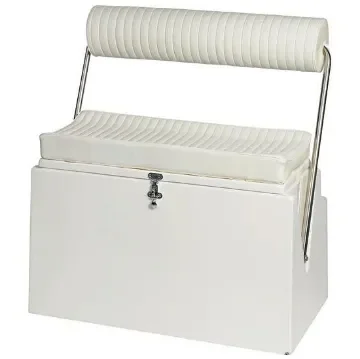 Osculati - Two-Place Ergonomic Boat Seat with Foldable Backrest - 48.415.02 product image