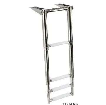 Osculati - 4-Step Telescopic Ladder with Handles - 49.546.04 product image