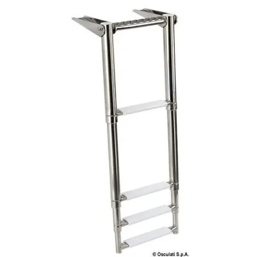Osculati - 4-Step Telescopic Ladder with Handles - 49.546.04 product image