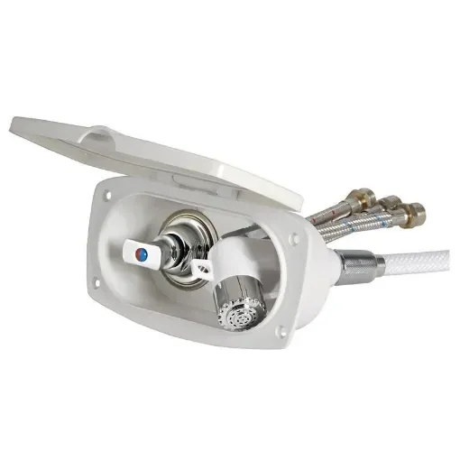 Osculati - 2.5m PVC Shower Box with Chrome Head - 15.257.20 product image