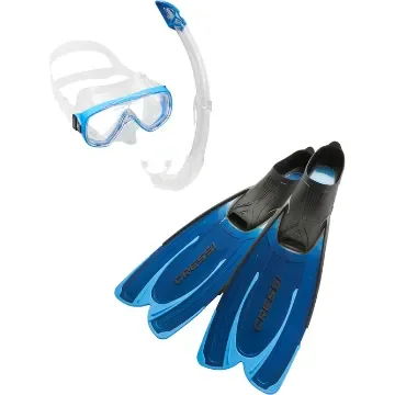 Cressi Sub - Agua Snorkeling Set with Mask, Snorkel & Fins - ACA312035 product image
