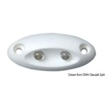 Osculati - Mini White Plastic LED Courtesy Light - 13.177.01 product image