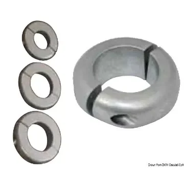 Osculati - Zinc Narrow Collar Anode for Sailboats - 43.801.00 product image