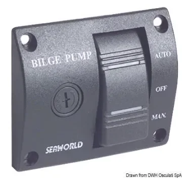 Osculati - Bilge Pump Panel Switch with LED - 16.606.12 product image