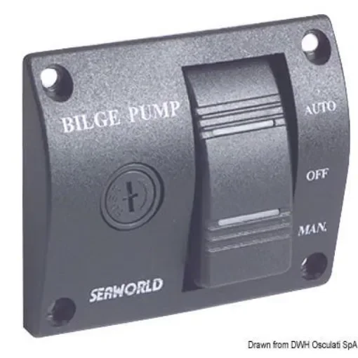 Osculati - Bilge Pump Panel Switch with LED - 16.606.12 product image