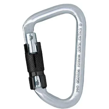 KRATOS SAFETY - Aluminium Triple Action Locking Karabiner - FA5030222 product image