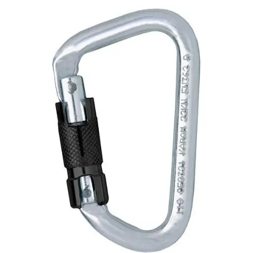 KRATOS SAFETY - Aluminium Triple Action Locking Karabiner - FA5030222 product image