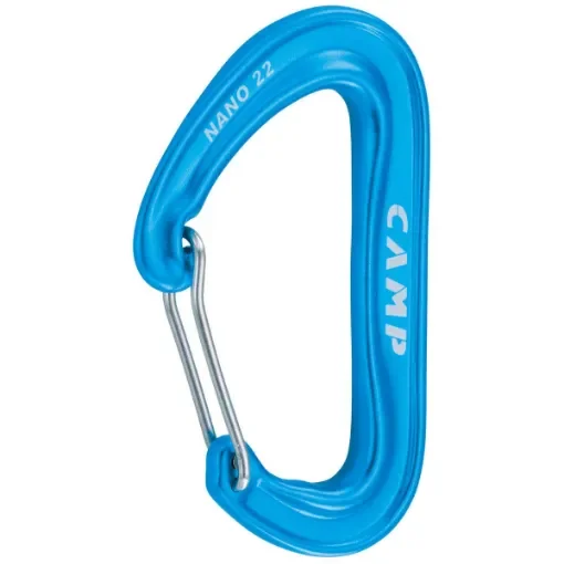 Camp - Nano 22 Blue Right Finger Carabiner - Ultra-Lightweight product image