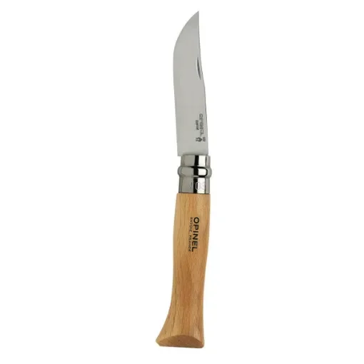 OPINEL - N°8 Inox Folding Knife with Beechwood Handle - 123080 product image