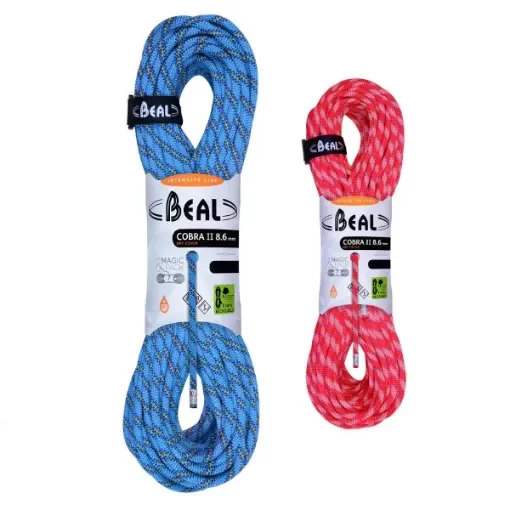 BEAL - Cobra II 8.6mm Unicore Dry Cover Climbing Rope - BC086C.50.A product image