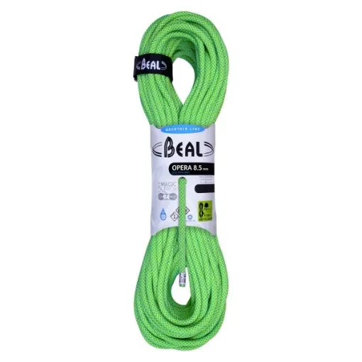 BEAL - Opera 8.5mm Unicore Golden Dry Climbing Rope - BC085O.50GD.B product image