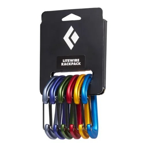 BLACK DIAMOND - LiteWire Rackpack Carabiners (Pack of 6) - BD3811270000ALL1 product image