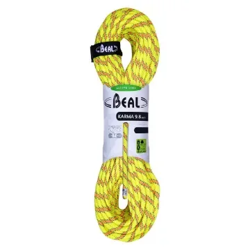 BEAL - Karma 9.8mm Climbing Rope 80m Yellow - BC098K.80.Y product image