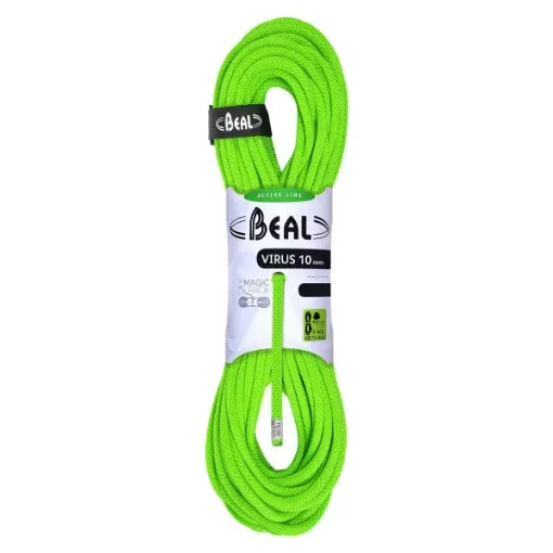 BEAL - Virus Dynamic Climbing Rope 10 mm x 70 m - BC100V.70.P/BC100V.70.G product image