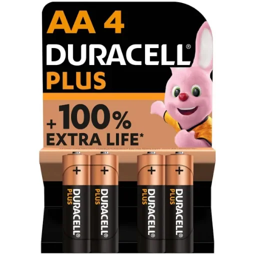 Duracell - AA Alkaline Batteries - Long-Lasting Power - Pack of 4 product image