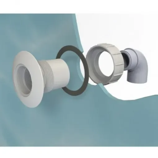 CCEI - White Concrete Wall Passage for BRiO Mini - PF10R292/W product image