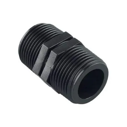 INTERPLAST - Double Male PVC Nipple 1"1/2 to 2" - SNR263F product image