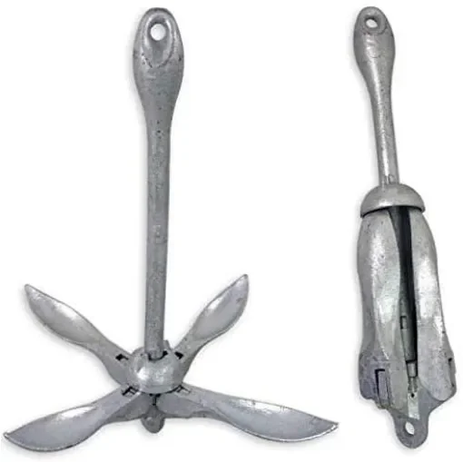Lalizas - 0.7 kg Galvanized Folding Grapnel Anchor - 92276 product image
