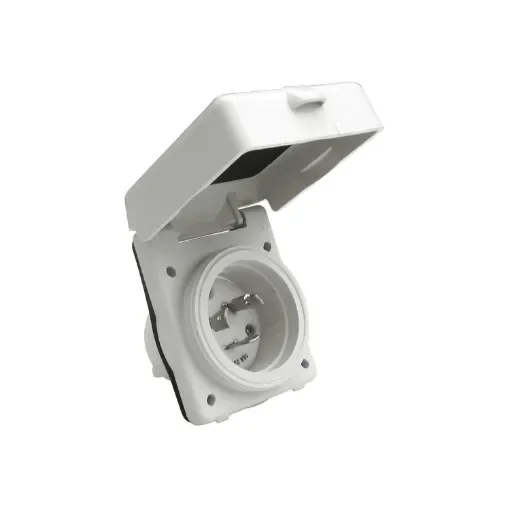 Hubbell - Marine Grade Twist-Lock Hull Inlet 16A 230V - HBL316NM product image