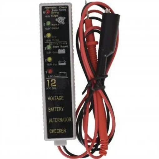 EUROMARINE - 12V Battery Tester with LED Indicators - VDM 000909 product image
