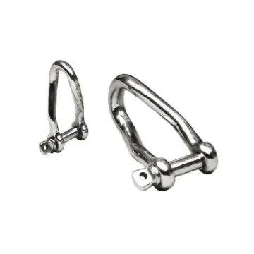 CABESTO - Stainless Steel Torsion Rings Set of 2 - Marine Shackles product image