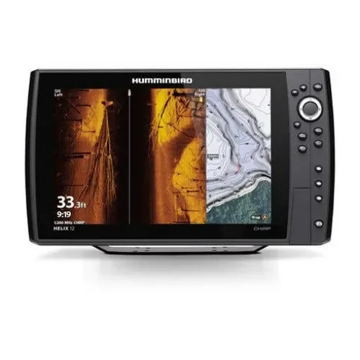 Humminbird - HELIX 12 CHIRP MEGA SI+ GPS Fish Finder - 411450-1 product image