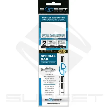 Sunset - BDL Fluoro Boat RS Competition Surf Bass Rig product image