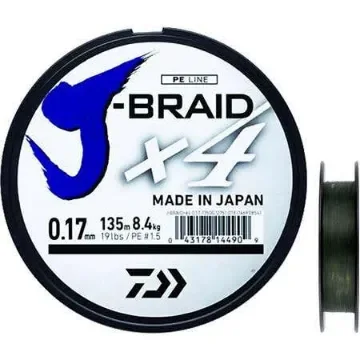 Daiwa - J-Braid X4 Braided Fishing Line Dark Green - JB4U10-300DG product image