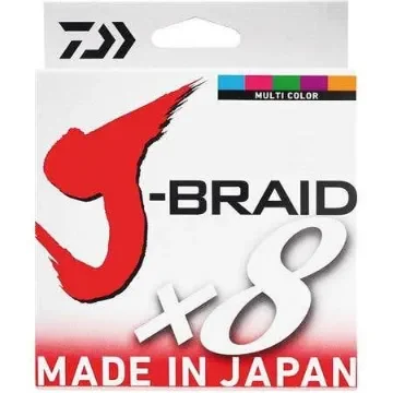 Daiwa - J-Braid X8 300m Multicolour Braid Fishing Line product image