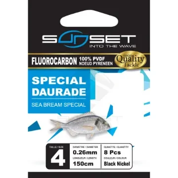 Sunset - Daurade Fluorocarbon Leader Line 1.5m - Fishing Gear product image