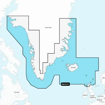 Navionics - Nautical Chart for Greenland & Iceland - NAEU620L product image