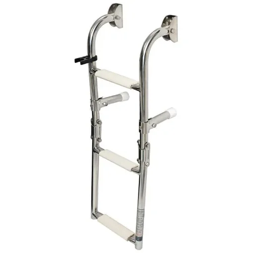 Osculati - Folding Stainless Steel Ladder 3 Steps - 49.572.03 product image