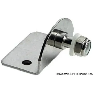 Osculati - Compact 90° External Plate with 8mm Threaded Pin - 38.013.23 product image