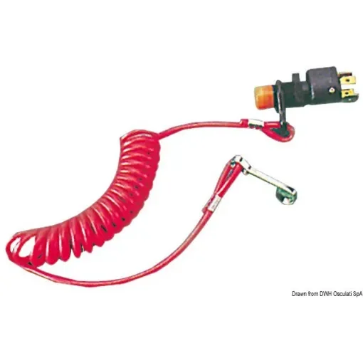 Osculati - Cutoff Switch with Safety Key - 14.204.96 product image