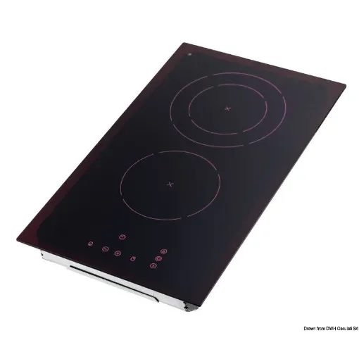 Osculati - 2-Burner Glass Ceramic Hob with Touch Control - 50.707.82 product image