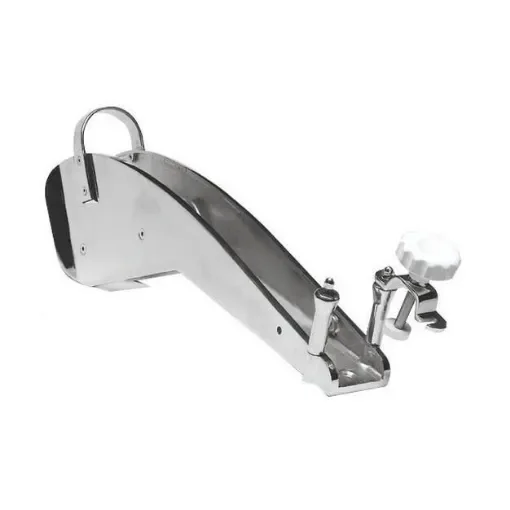 Osculati - Fixed Stainless Steel Boat Davit with Chain Guide product image