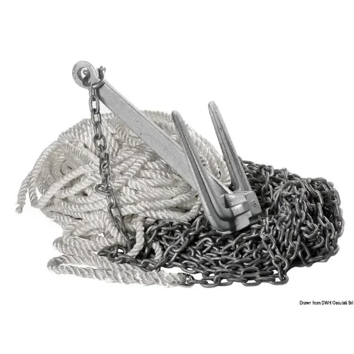 Osculati - Hall Anchor Mooring Kit for Boats up to 6m - 01.710.01 product image